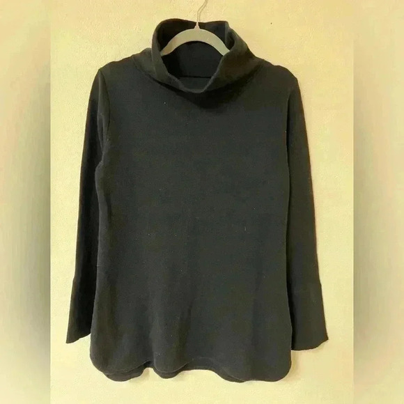 Burgess Lauren tunic mockneck sweater cotton + cashmere size small - Picture 3 of 10